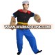 Party carnival adult men sailor seaman Popeye costume MAB-97